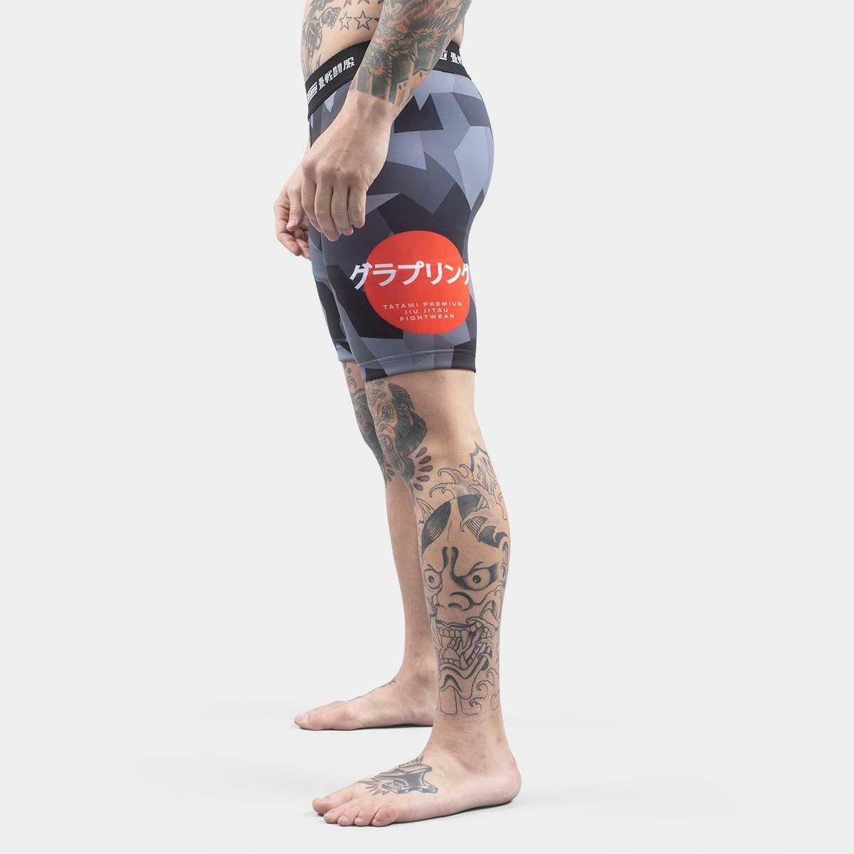 Tatami Onyx Vale Tudo Shorts Black Camo