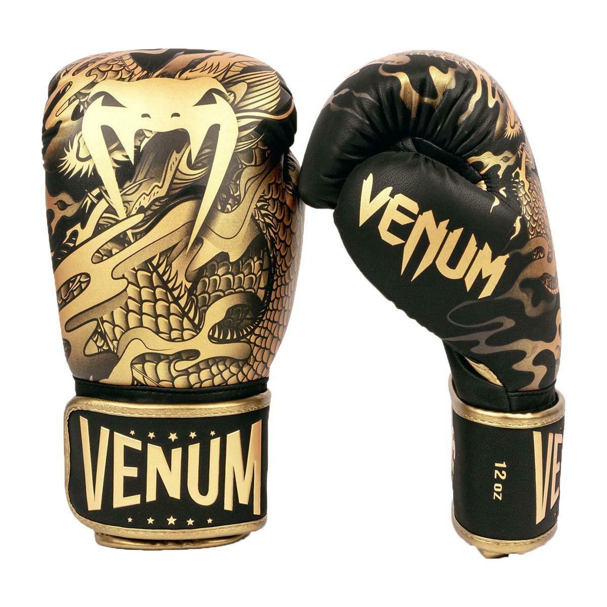 Venum Dragon's Flight Boxing Gloves Black/Bronze