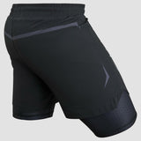 Fumetsu Ghost Mk2 Dual Layer Fight Shorts Black