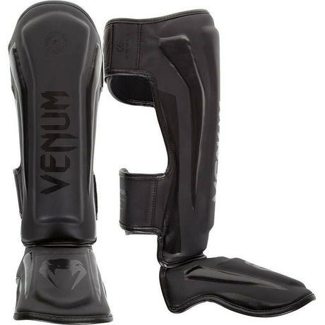 Venum Elite Shin Guards Black/Black