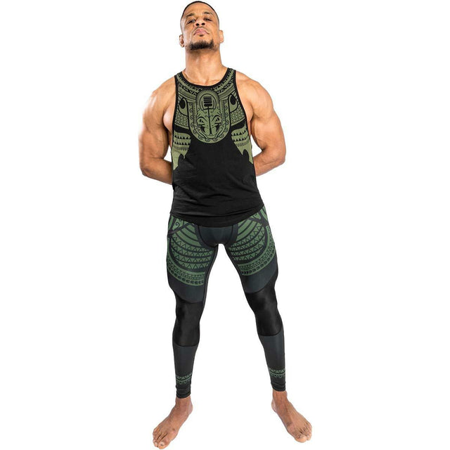 Black/Khaki Venum Nakahi Spats