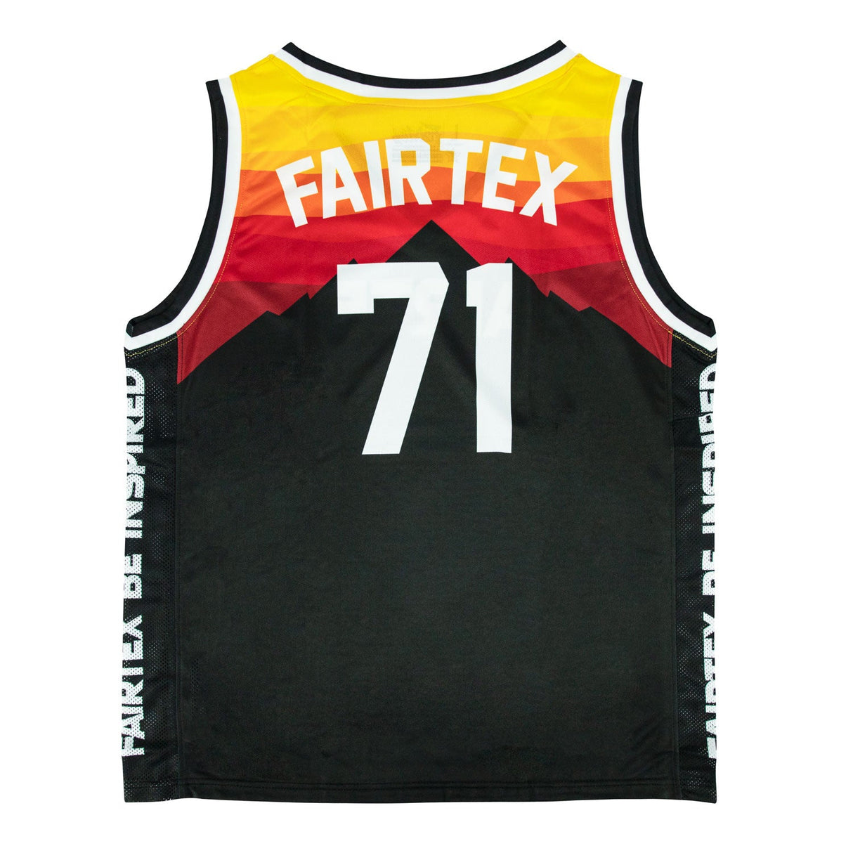 Fairtex JS26 Basketball Jersey Black/Orange