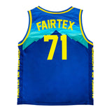 Fairtex JS26 Basketball Jersey Blue/Yellow