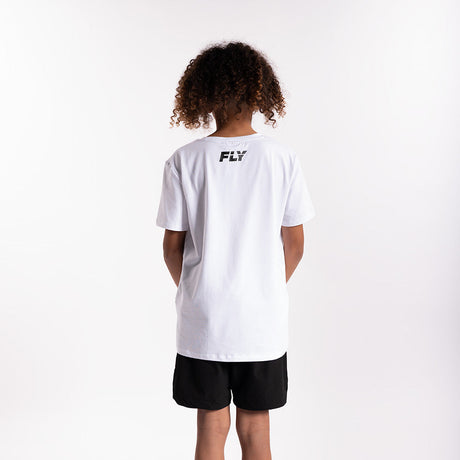 Fly Kids Big Logo Tee White