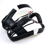 Twins Special KPL11 Curved Leaf-Shape Kick Pads White-Black