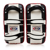 Fairtex KPLC2 Curved Thai Kick Pads Standard - Black-White