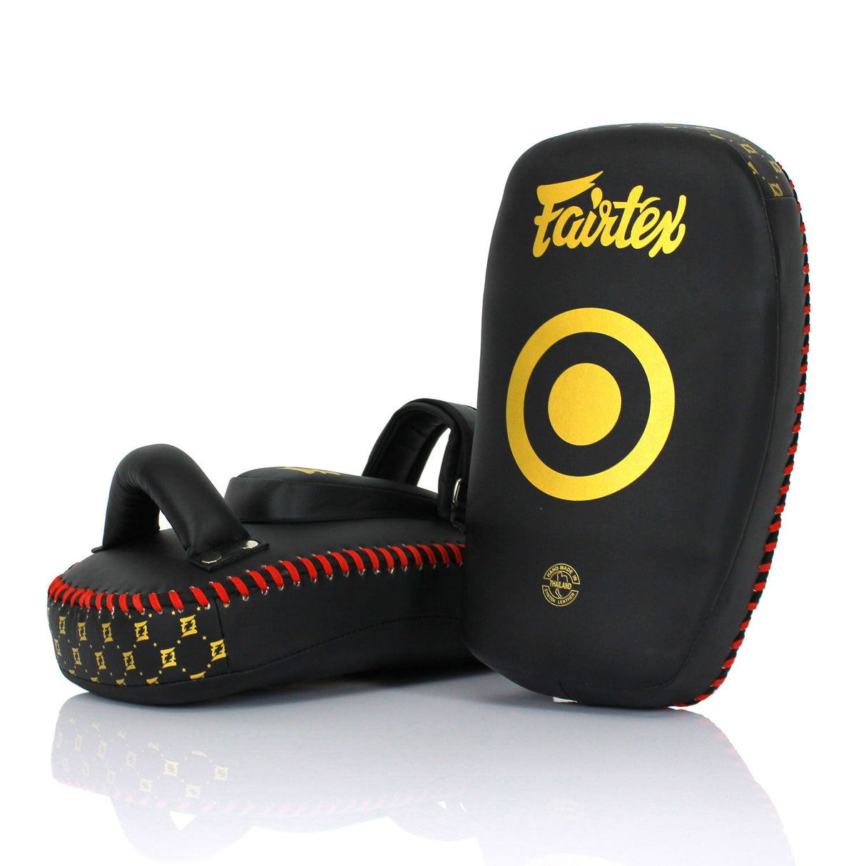Fairtex KPLC6 Small Microfibre Thai Kick Pads Black