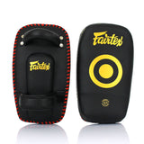 Fairtex KPLC6 Small Microfibre Thai Kick Pads Black