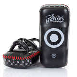 Fairtex KPLS2 Superior Leather Thai Kick Pads Black