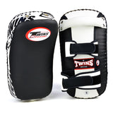 Twins Special KPS10 Lightweight Microfibre Thai Kick Pads Black-White
