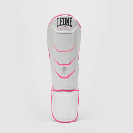 Leone Revo Fluo Shin Guards White/Pink