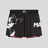 Manto Angels Fight Shorts Black