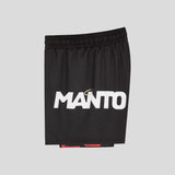 Manto Angels Fight Shorts Black