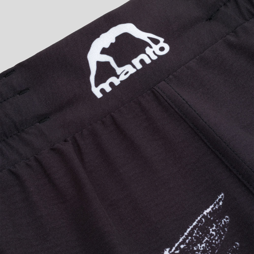Manto Angels Fight Shorts Black