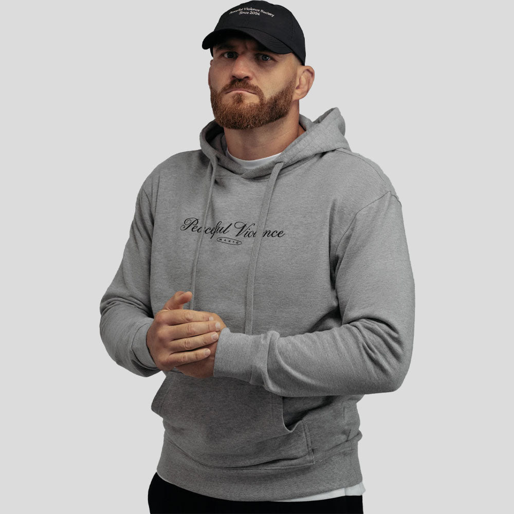 Manto Peaceful Violence Hoodie Grey