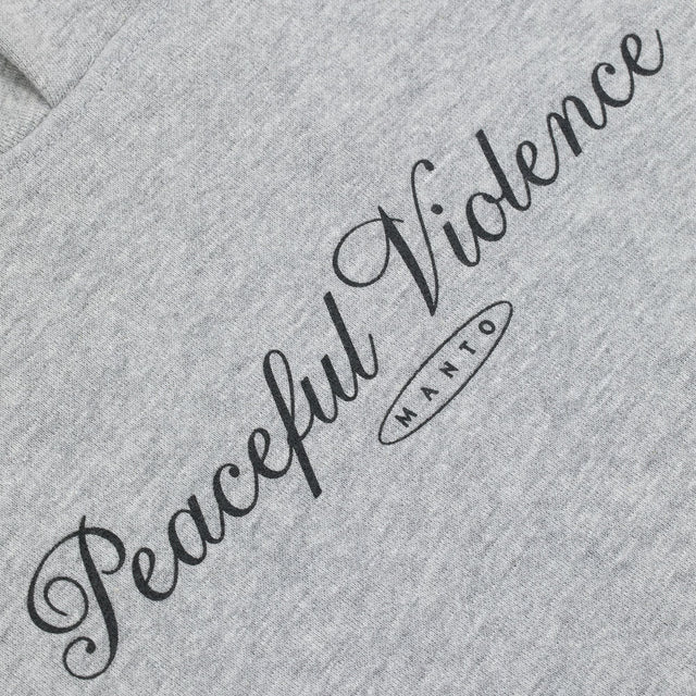 Manto Peaceful Violence Hoodie Grey