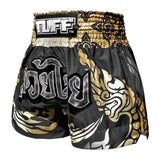 TUFF Sport MS631 Thai King Of Naga Muay Thai Shorts Black - back view