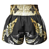 TUFF Sport MS631 Thai King Of Naga Muay Thai Shorts Black - design close-up