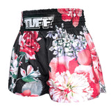 TUFF Sport MS655 Wild Thorns Muay Thai Shorts Black - back view