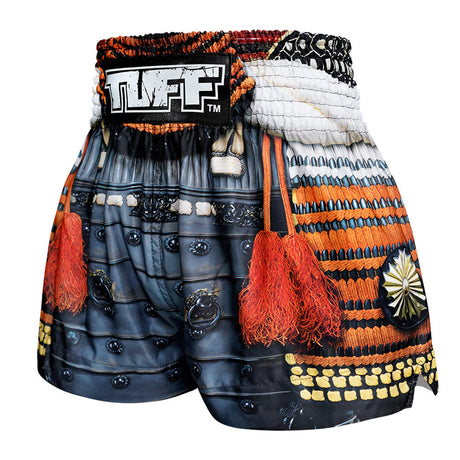 TUFF Sport MS656 The Ashigaru Muay Thai Shorts Orange - back view
