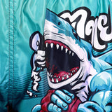 TUFF Sport MS673 The Carcharodon Muay Thai Shorts Blue - fit and cut detail
