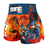 TUFF Sport MS676 Lethwei Rooster Muay Thai Shorts Orange - back view