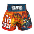 TUFF Sport MS676 Lethwei Rooster Muay Thai Shorts Orange - front view