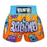 TUFF Sport MS681 Eye-Scream Muay Thai Shorts Orange - front view