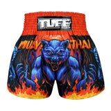 MS683 TUFF Muay Thai Shorts Midnight Werewolf