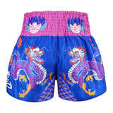 TUFF Sport MS686 Dragonforce Muay Thai Shorts Blue
