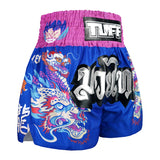 TUFF Sport MS686 Dragonforce Muay Thai Shorts Blue