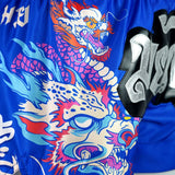 TUFF Sport MS686 Dragonforce Muay Thai Shorts Blue