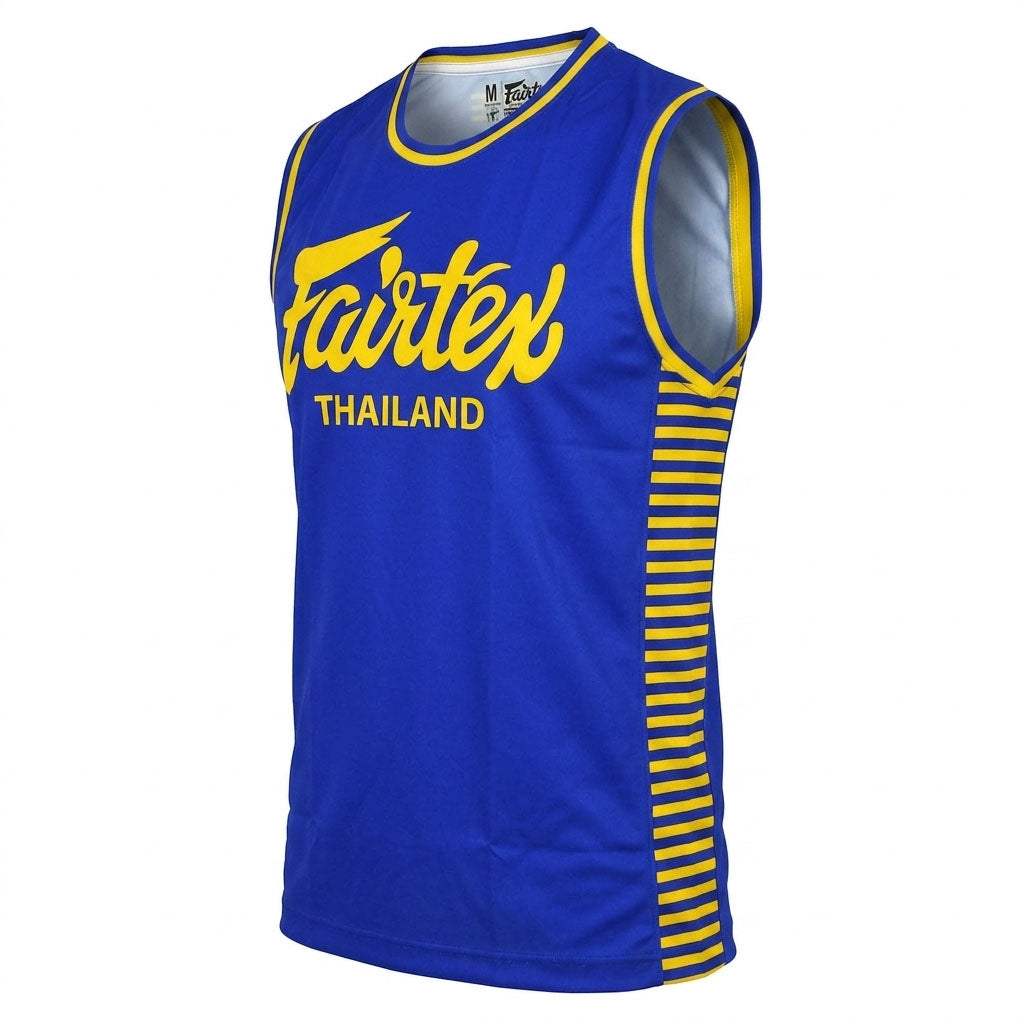 Fairtex MTT42 Tank Top Blue/Yellow