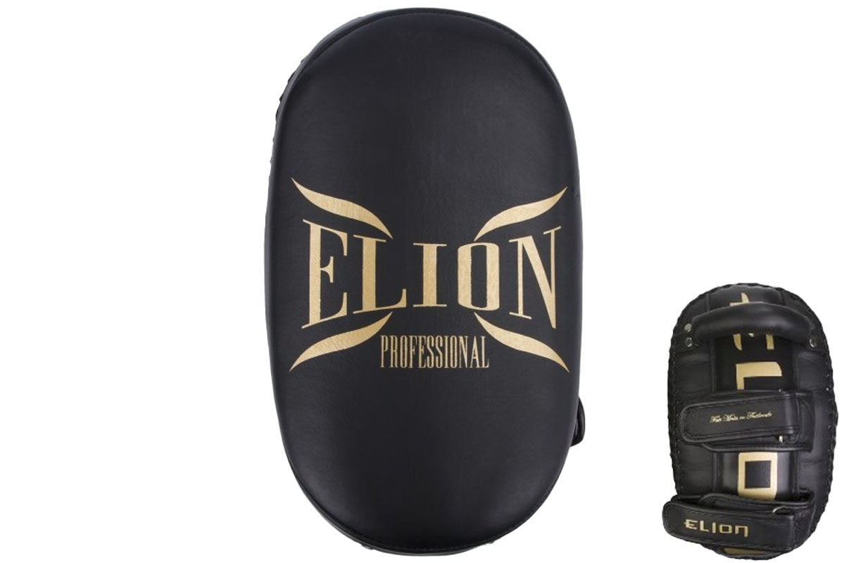 Elion Thai Pad Black/Gold front with gold ELION logo
