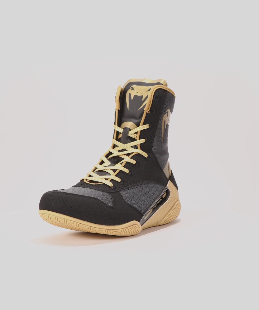 Venum Elite Boxing Shoes Black/Beige