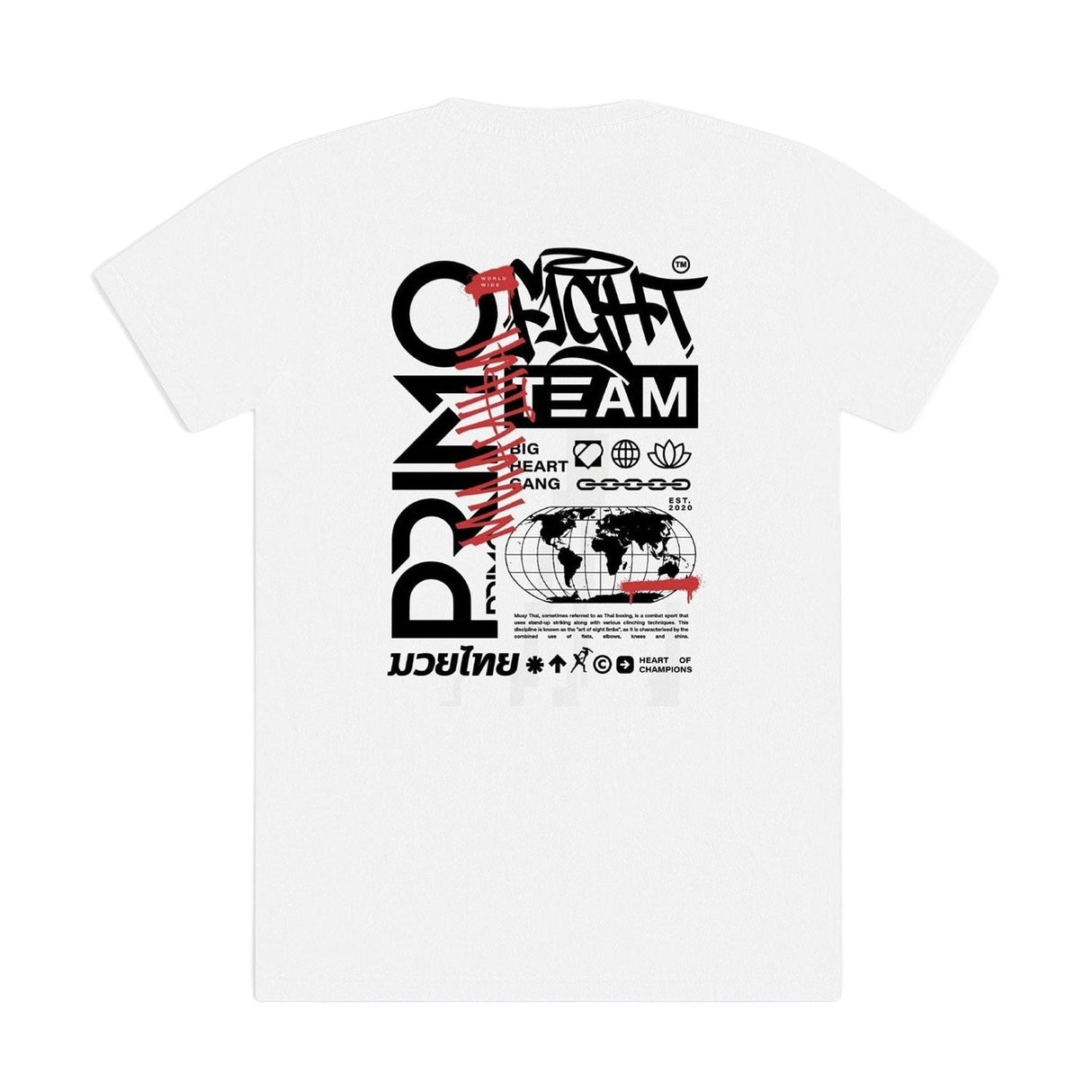Primo Fight Team T-Shirt - White