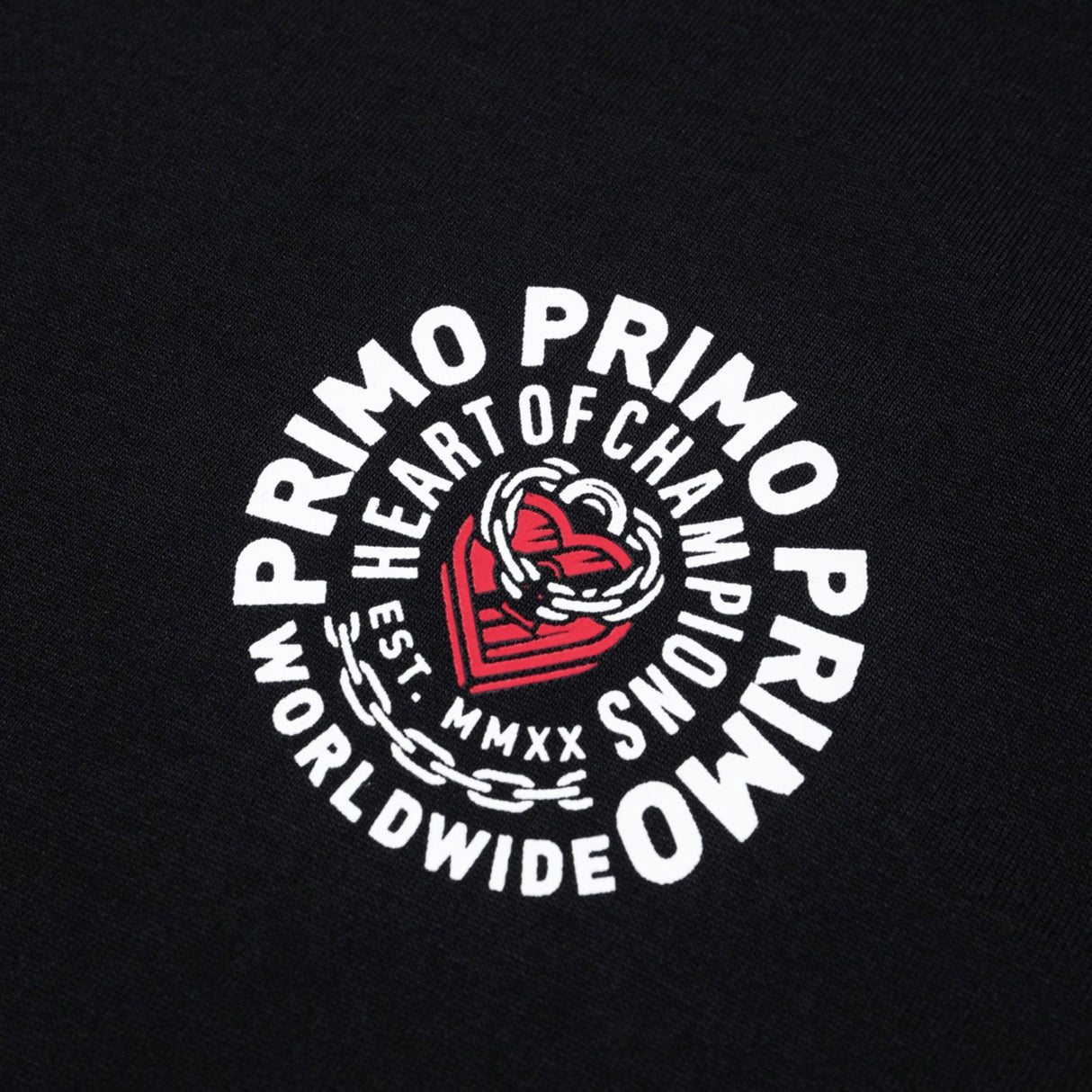 Primo Heart Of Champions T-Shirt - Black