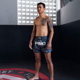 Primo Mamba Series Muay Thai Shorts Slate Grey