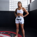Primo Mamba Series Muay Thai Shorts White