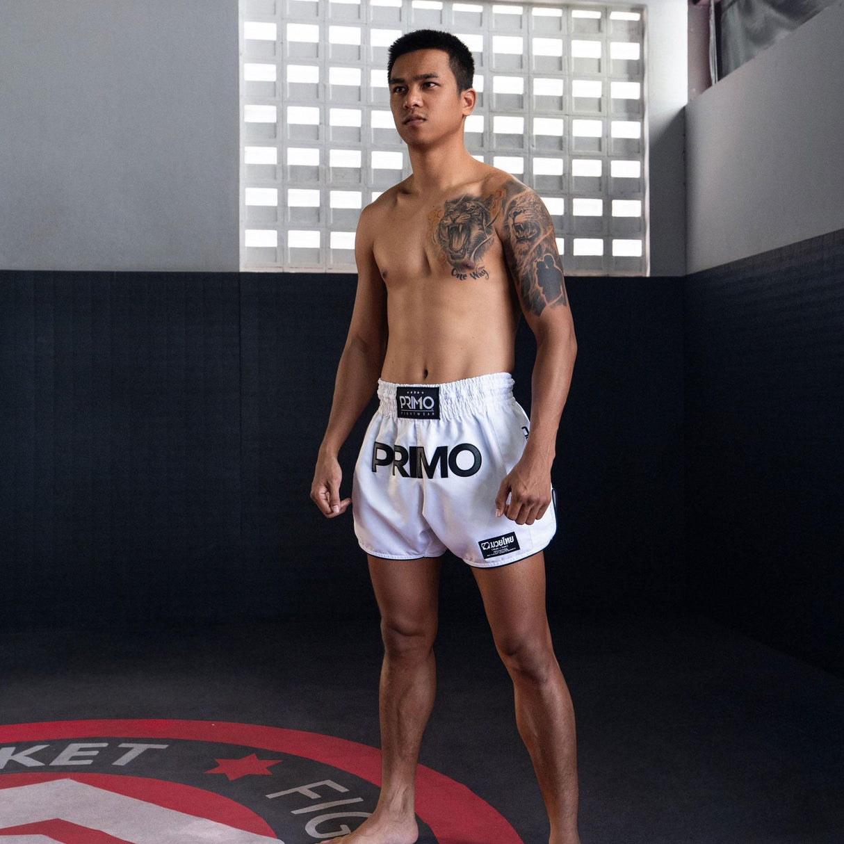 Primo Mamba Series Muay Thai Shorts White