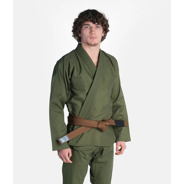 Progress Academy Gi Forest Green - front