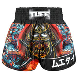TUFF Sport RMS103 Seraphic Seiryu Samurai Saga Retro Muay Thai Shorts Orange - front view