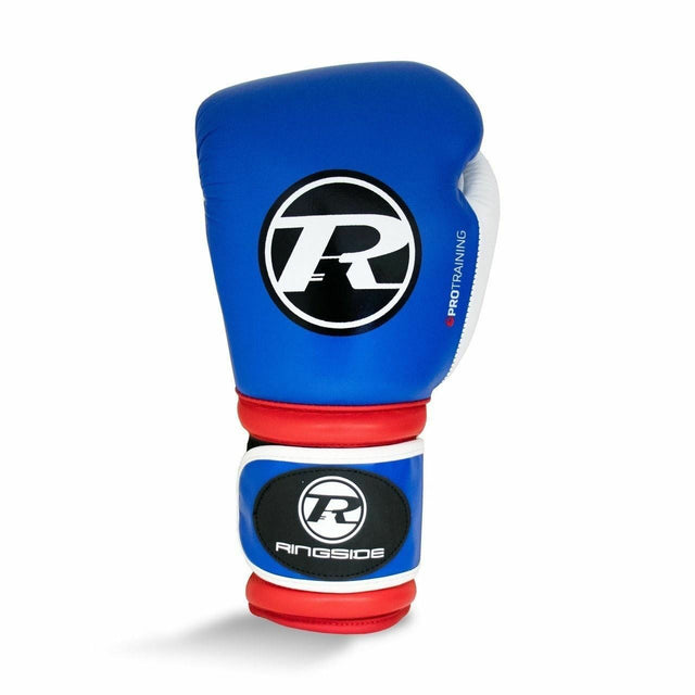 Ringside Pro Training G1 Boxing Gloves Blue/Red - front