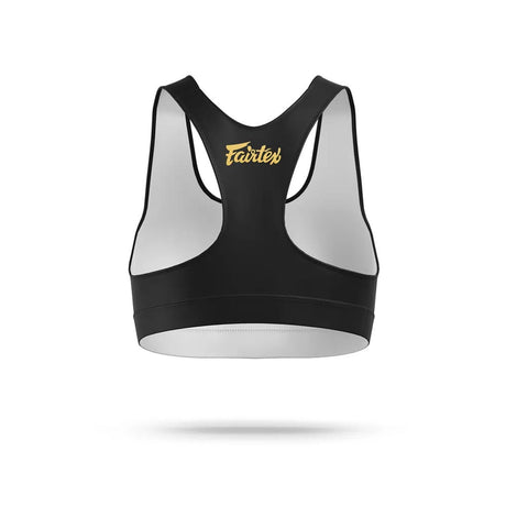 Fairtex SB1 Classic Sports Bra Black/Gold