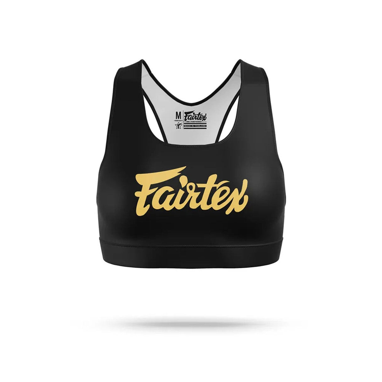 Fairtex SB1 Classic Sports Bra Black/Gold