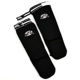 MTG Pro SF2 Elastic Shin Pads Black