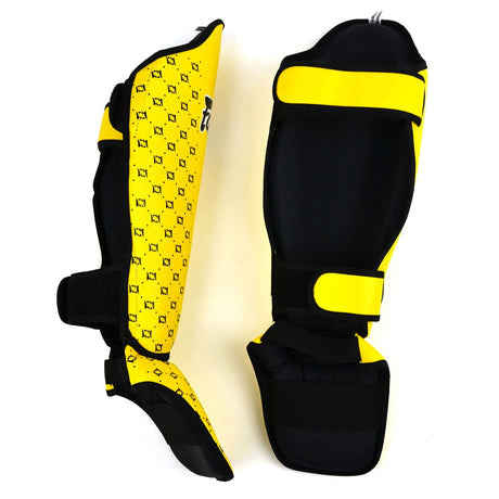 Fairtex SP5 Shin Pads Yellow