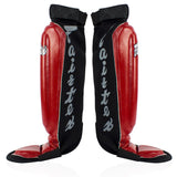 Fairtex SP6 Neoprene MMA Shin Pads Red