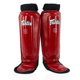 Fairtex SP6 Neoprene MMA Shin Pads Red