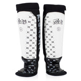 Fairtex SP6 Neoprene MMA Shin Pads White/Black